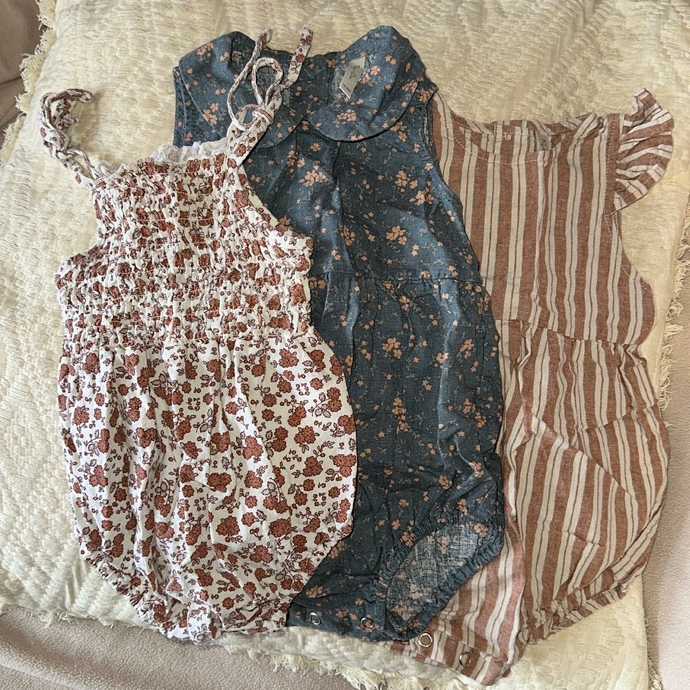 Rylee and Cru Three Piece Summer Bundle 12-18 months
